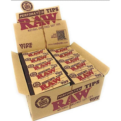 Raw Perforated Wide Tips 50ct