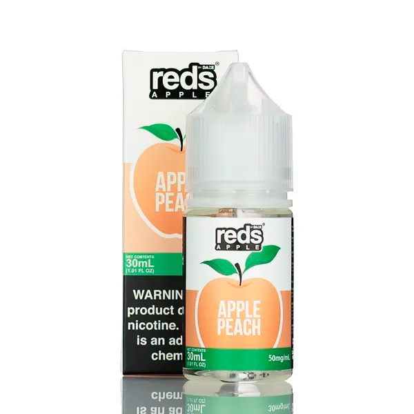 Reds Apple Peach 50mg 30ml Salt Nic