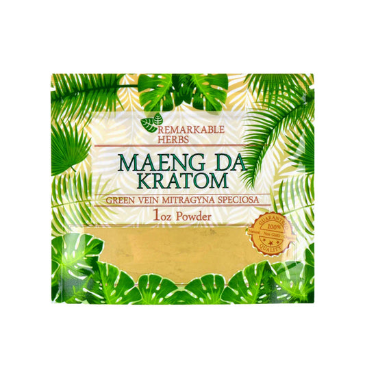 Remarkable Herbs 1oz Maeng Da Green Vein Kratom Powder