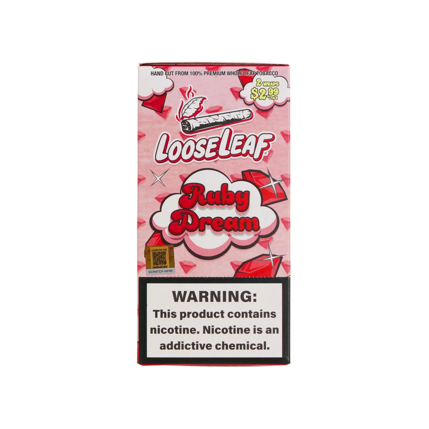 Loose Leaf 20ct Ruby Dream 2pk Pre Priced $2.99 Wrap