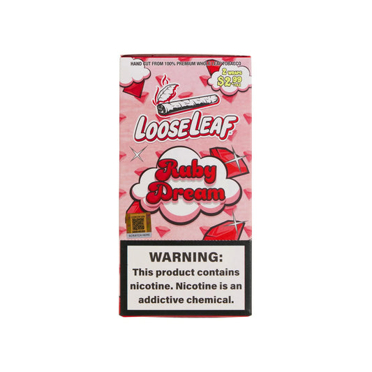 Loose Leaf 20ct Ruby Dream 2pk Pre Priced $2.99 Wrap
