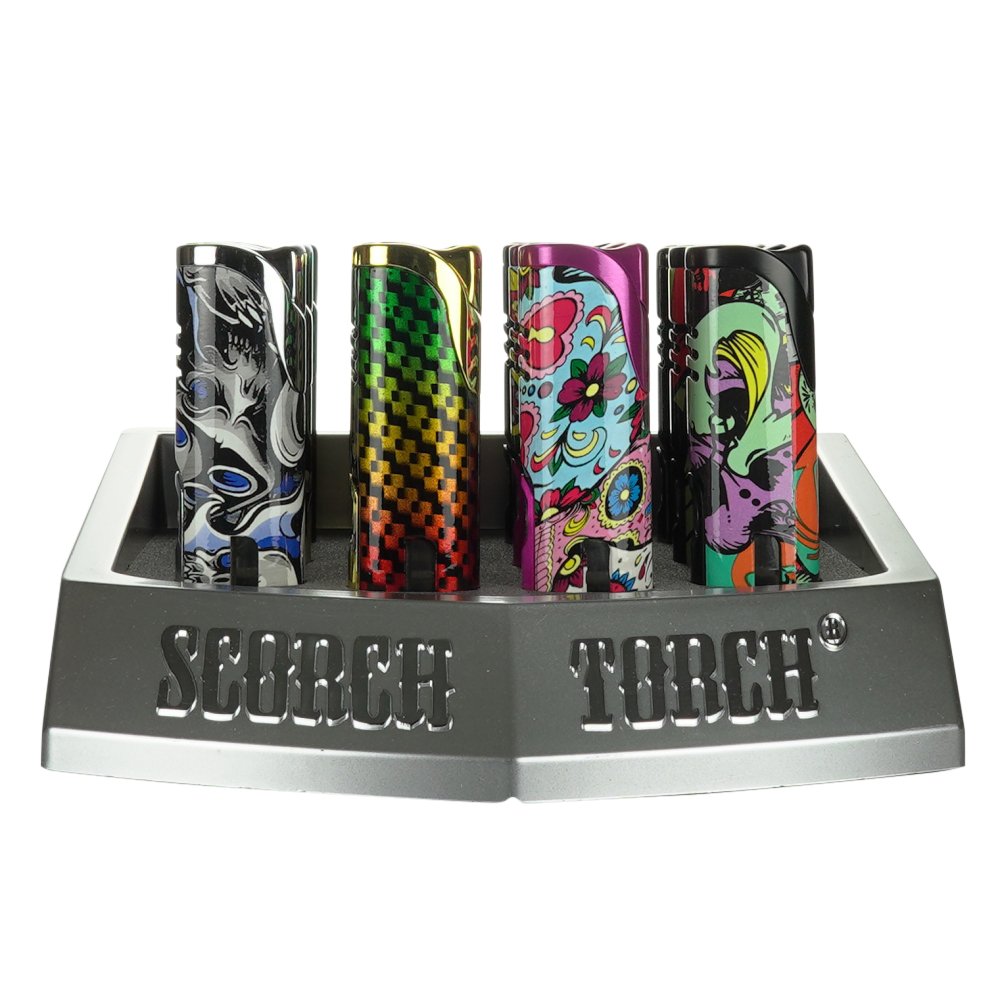 Scorch Torch 3.5" Geometric + Graffiti Desg 61684 12ct