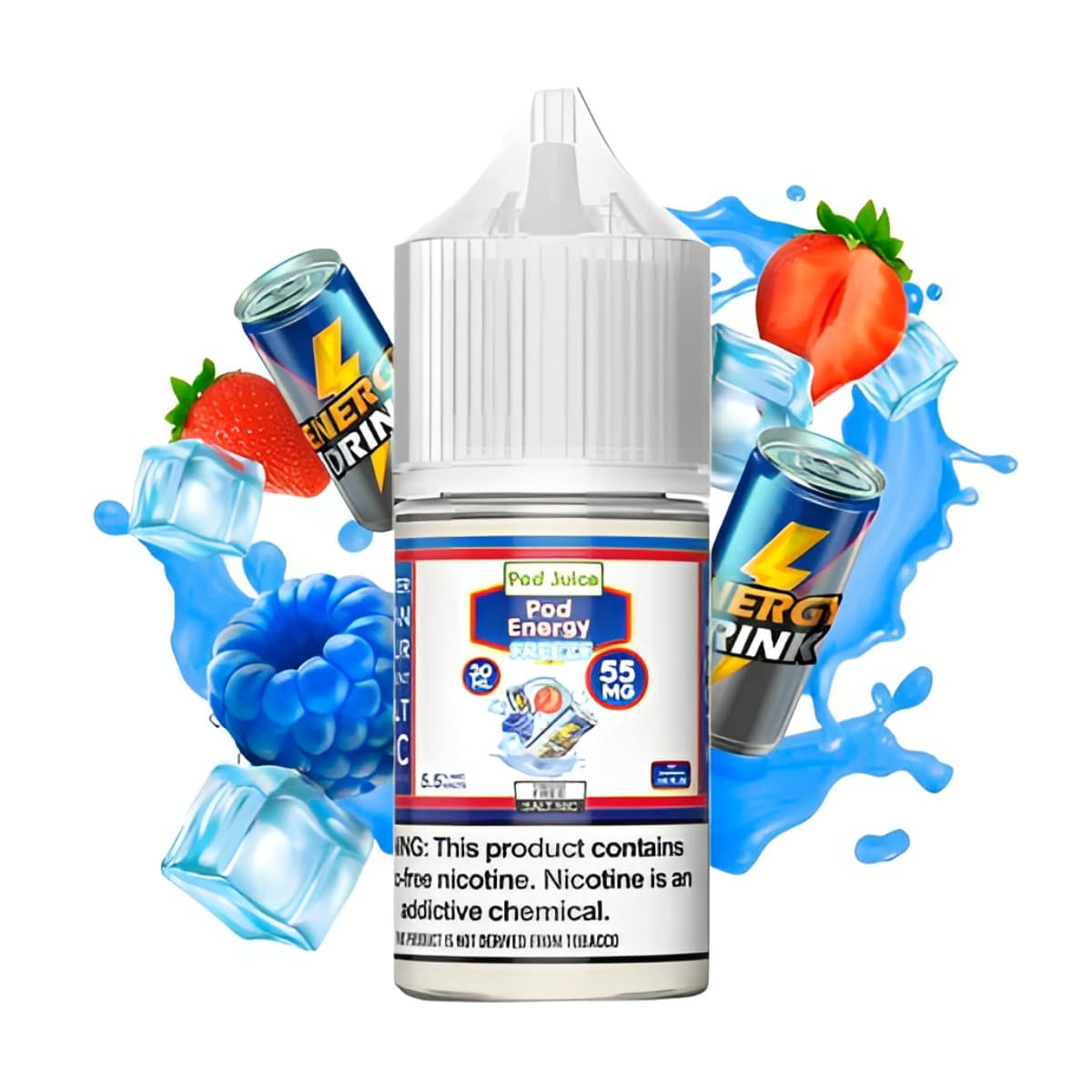 Pod Juice Pod Energy Freeze 55mg 30ml Salt Nic