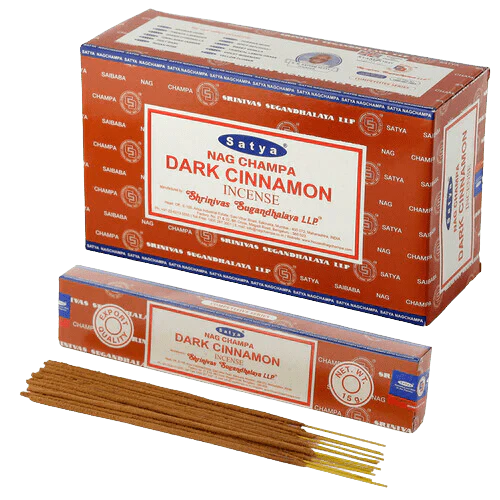 Satya Dark Cinnamon 12ct Box Incense 15g