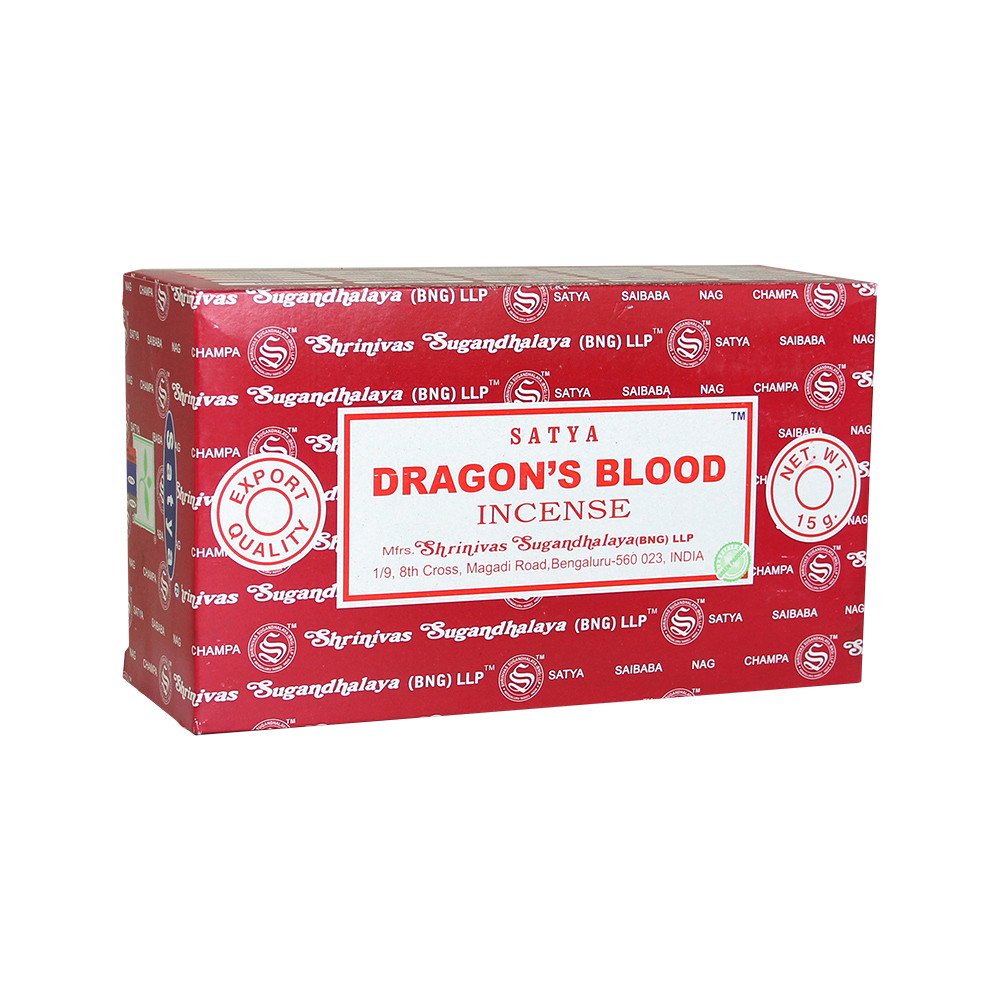 Satya Dragon's Blood 12ct Box Incense 15g