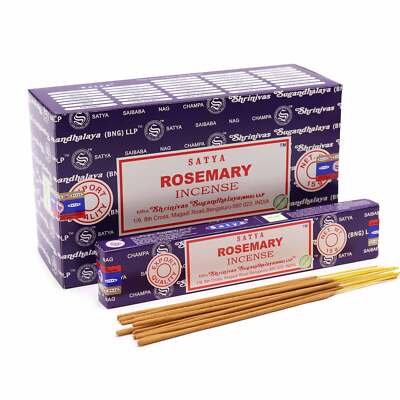Satya Sai Baba Rosemary 12ct Box Incense 15g