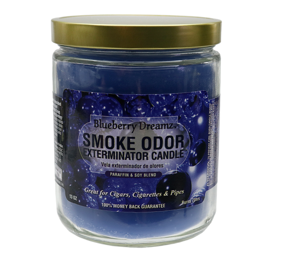 Smoke Odor 13oz Blueberry Dreamz Candle