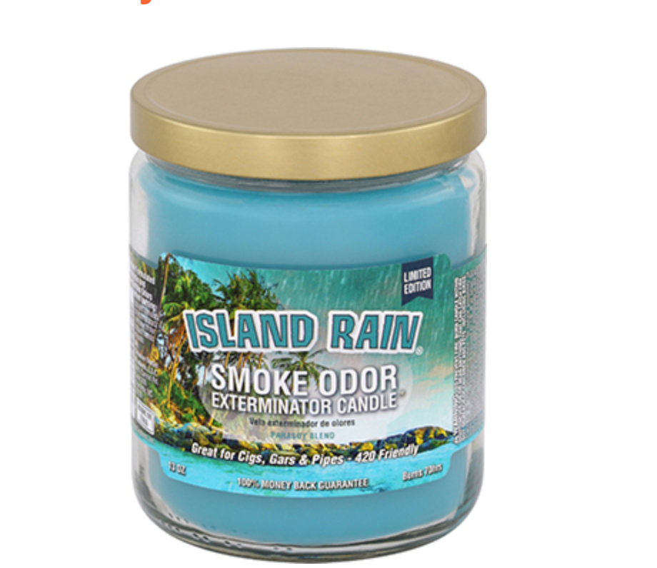 Smoke Odor 13oz Island Rain Candle