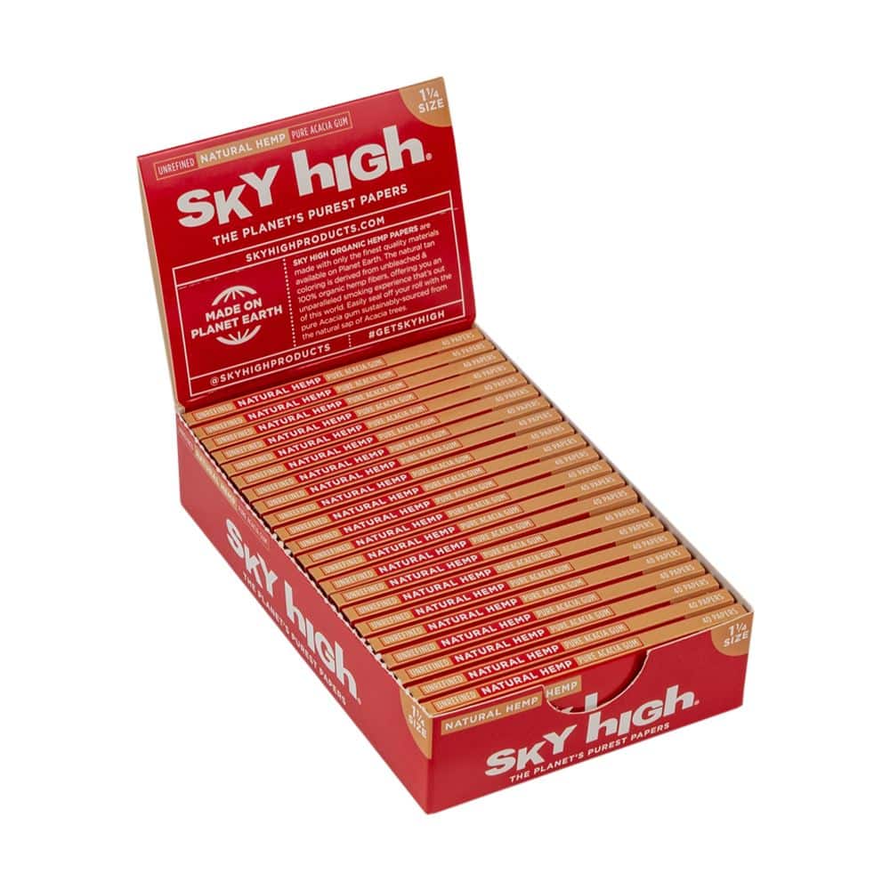 Sky High 1 1/4 Natural Hemp Rolling Papers