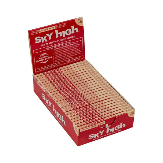 Sky High 1 1/4 Size Organic Hemp Rolling Papers