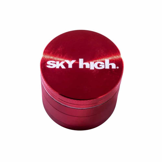 Sky High 4pc 40mm Red Aluminum Grinder