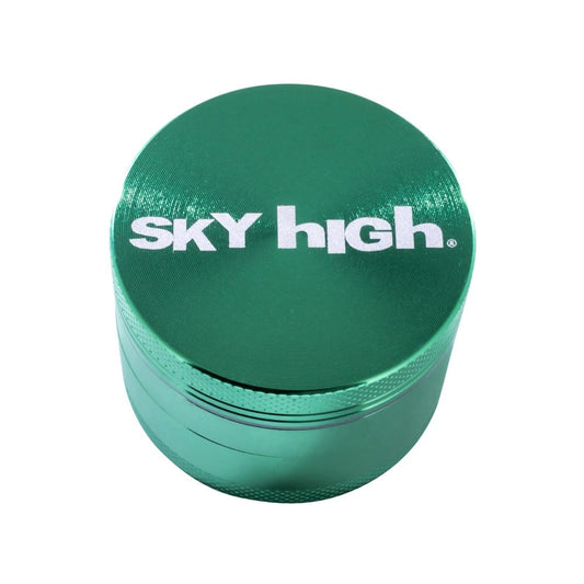 Sky High 4pc 50mm Dark Green Aluminum Grinder
