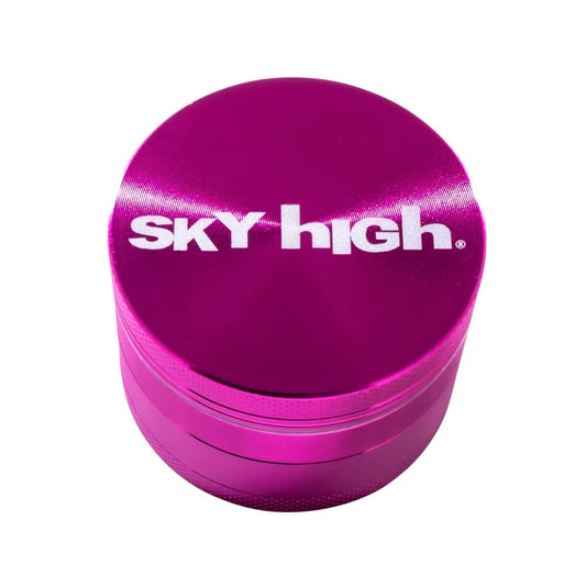 Sky High 4pc 50mm Pink Aluminum Grinder