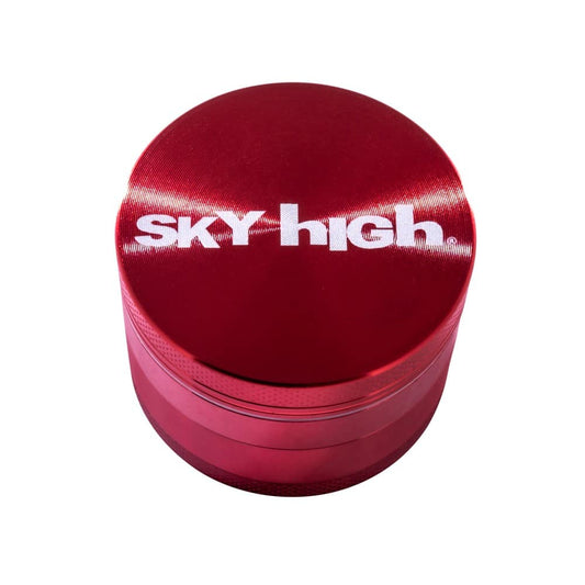 Sky High 4pc 50mm Red Aluminum Grinder