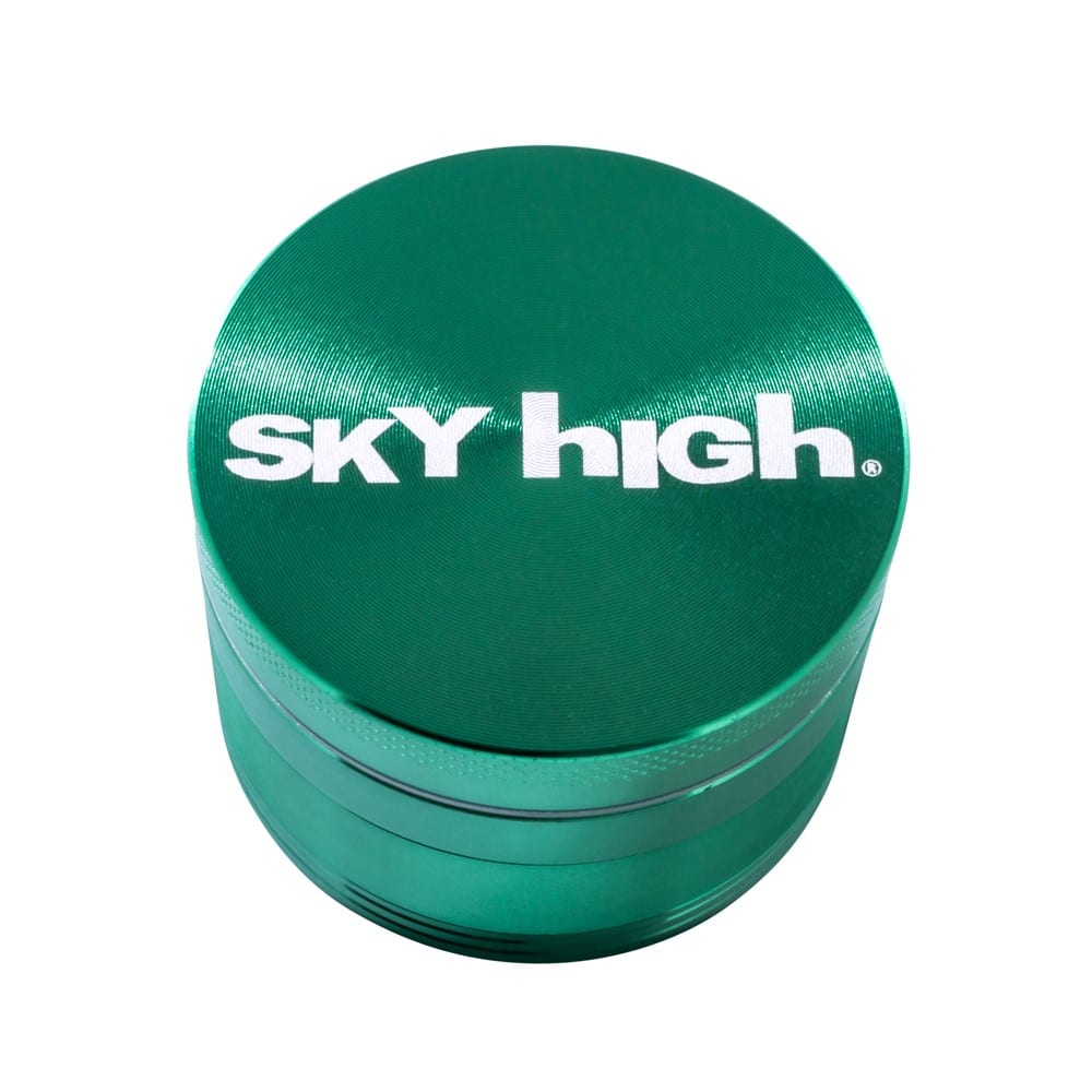 Sky High 4pc 63mm Dark Green Aluminum Grinder