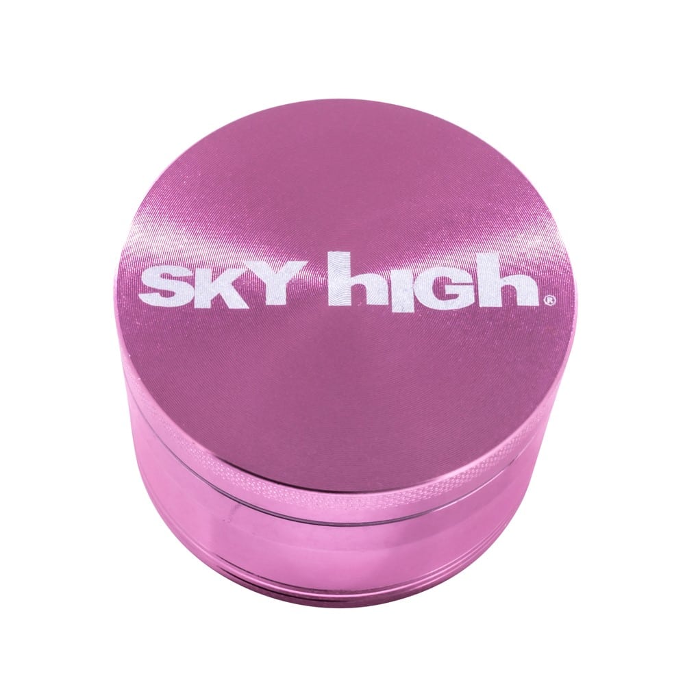 Sky High 4pc 63mm Pink Aluminum Grinder