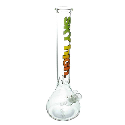 Sky High Waterpipe 18" Slim Beaker - Rasta