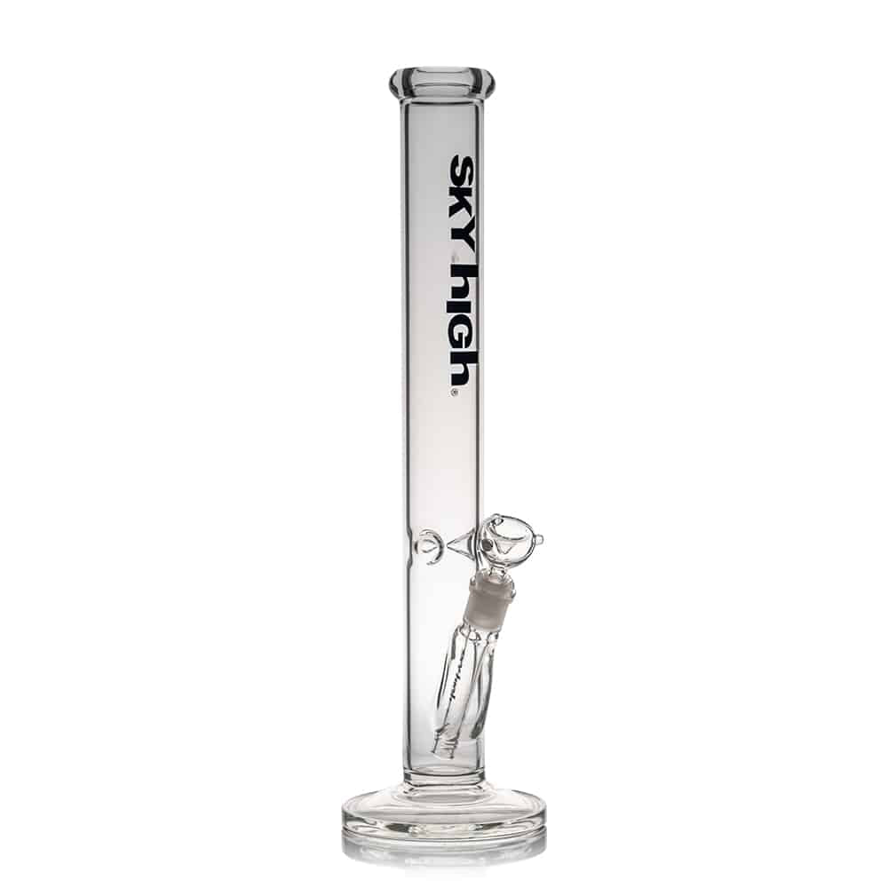 Sky High Waterpipe 18" Slim Straight Black
