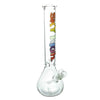 Sky High Waterpipe 18" Slim Beaker - Rainbow