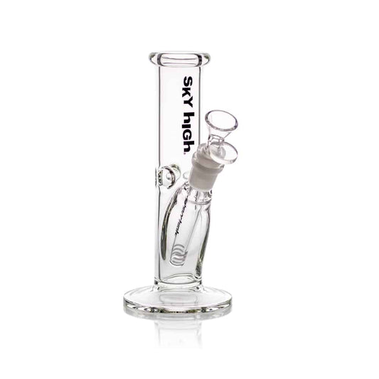Sky High Waterpipe 8" Straight - Black