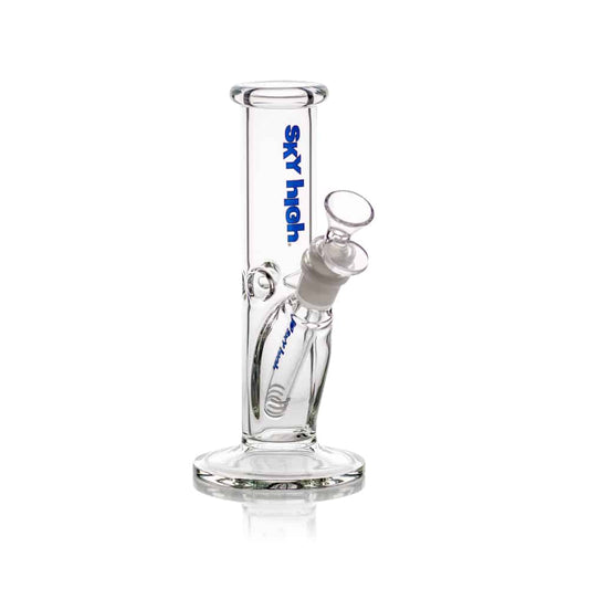 Sky High Waterpipe 8" Straight - Blue