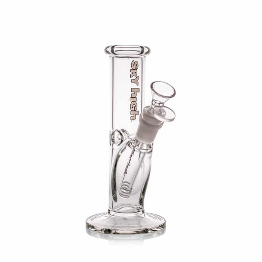 Sky High Waterpipe 8" Straight - White