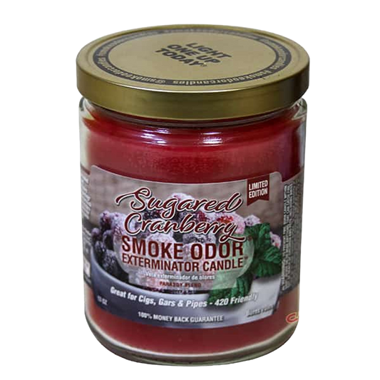 Smoke Odor 13oz Sugared Cranberry Candle