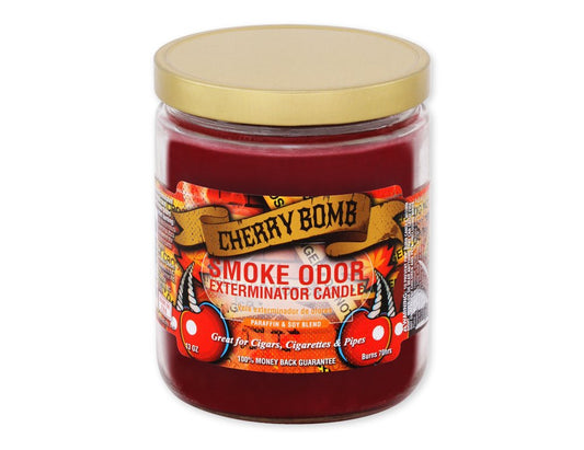 Smoke Odor 13oz Cherry Bomb Candle