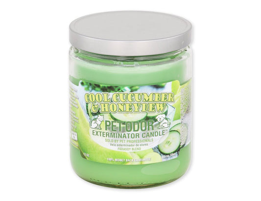 Smoke Odor 13oz Cool Cucumber & Honeydew Candle