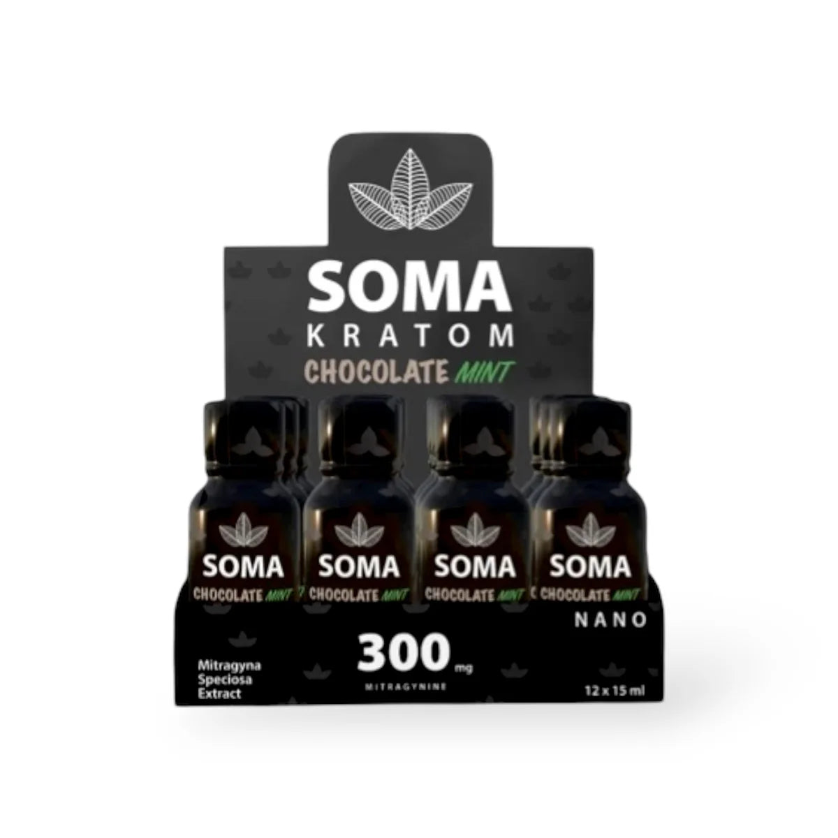 Soma Kratom 300mg Chocolate Mint 12ct Bottle