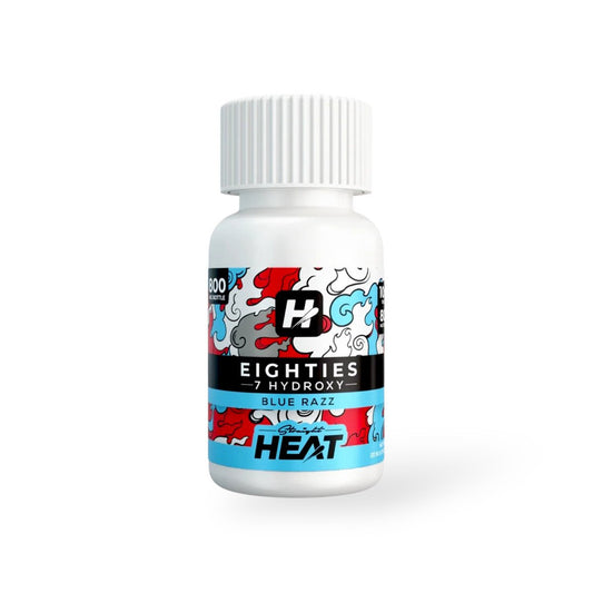 Heat Eighties 80mg Blue Razz 10ct Jar