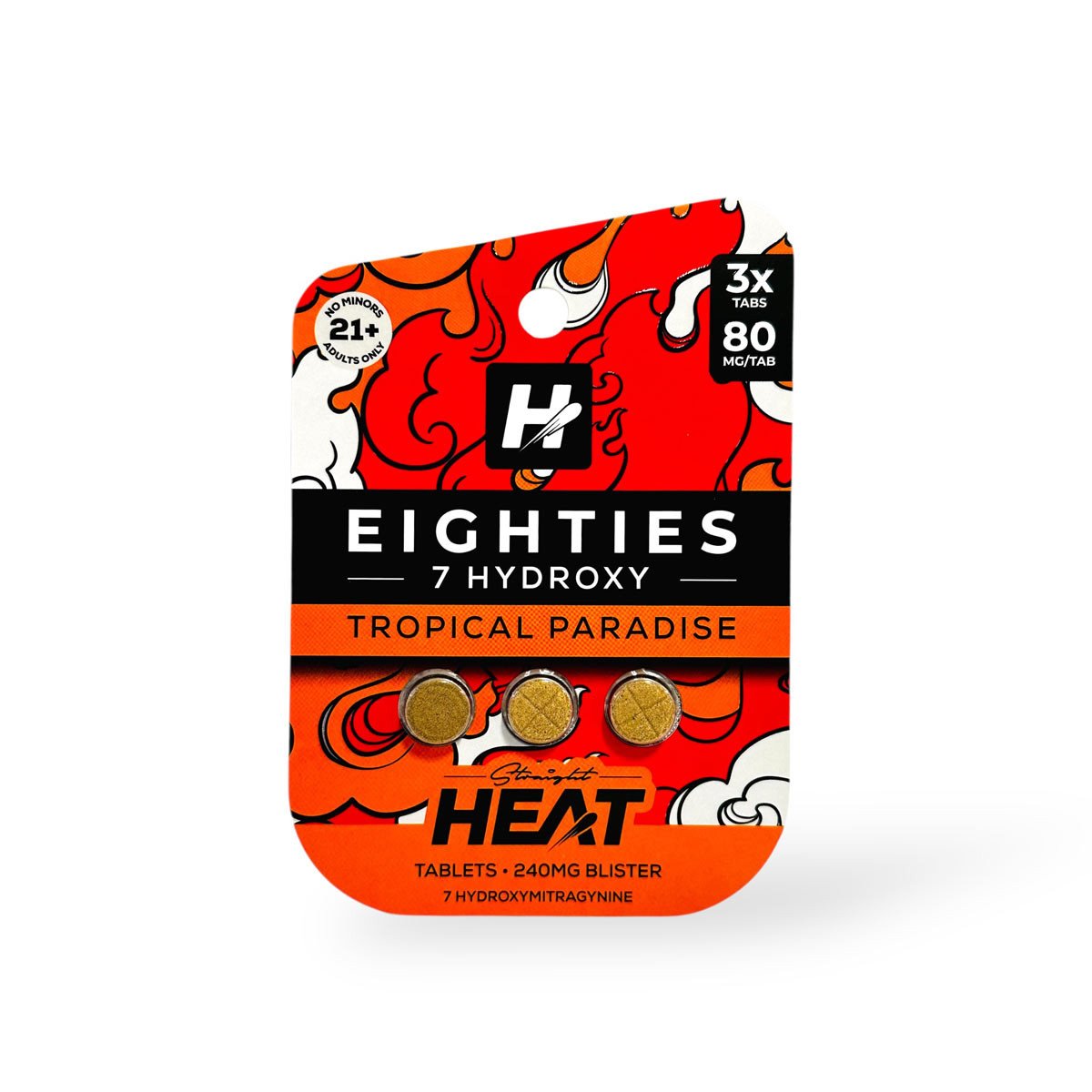 Heat Eighties 80mgTropical Paradise 3ct 10pk