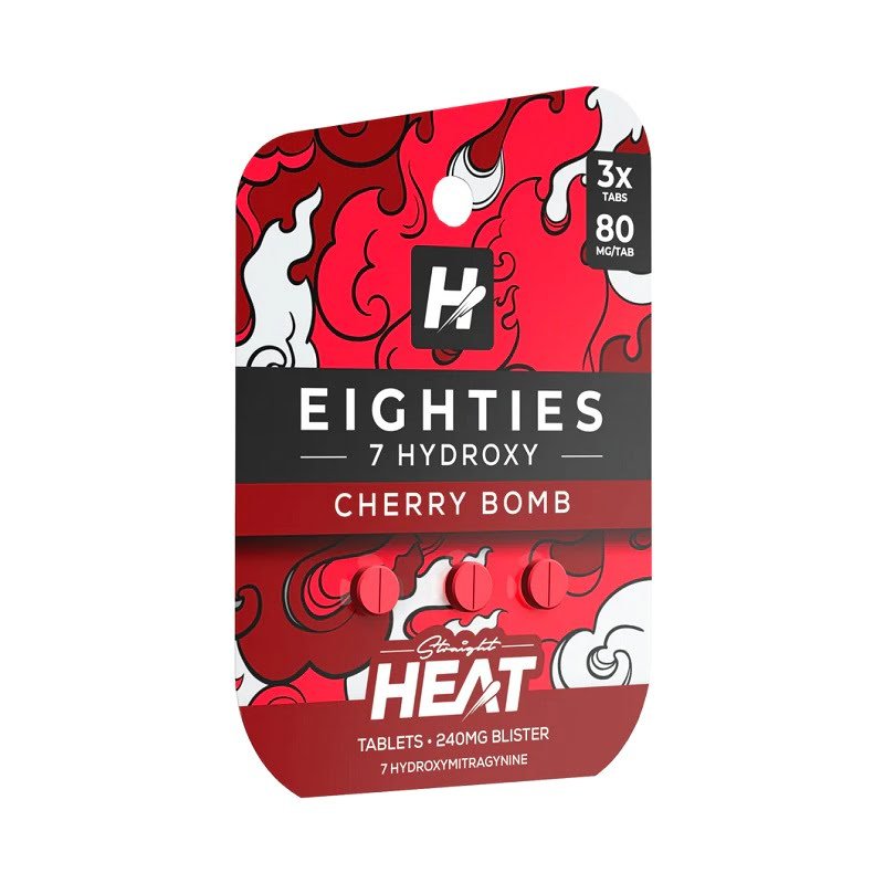 Heat Eighties 80mg Cherry Bomb 3ct 10pk