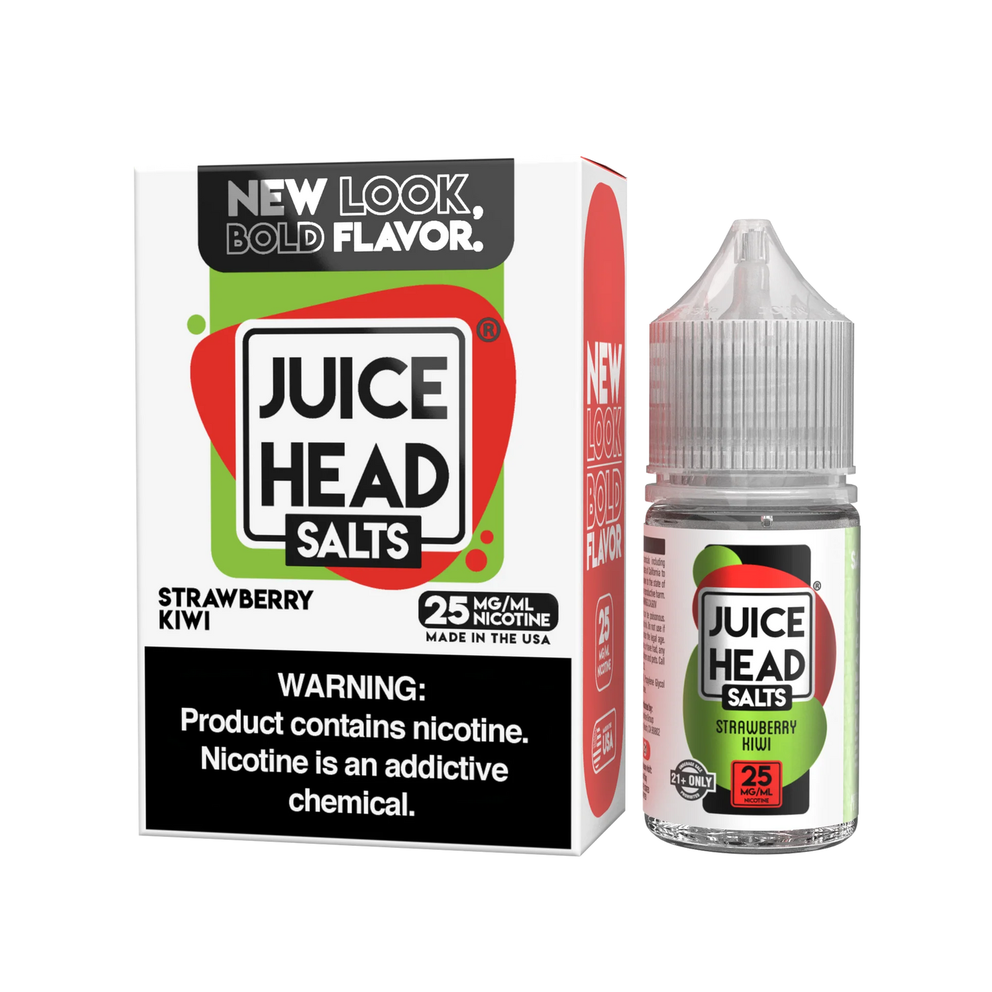 Juice Head Strawberry Kiwi 50mg 30ml Salt Nic