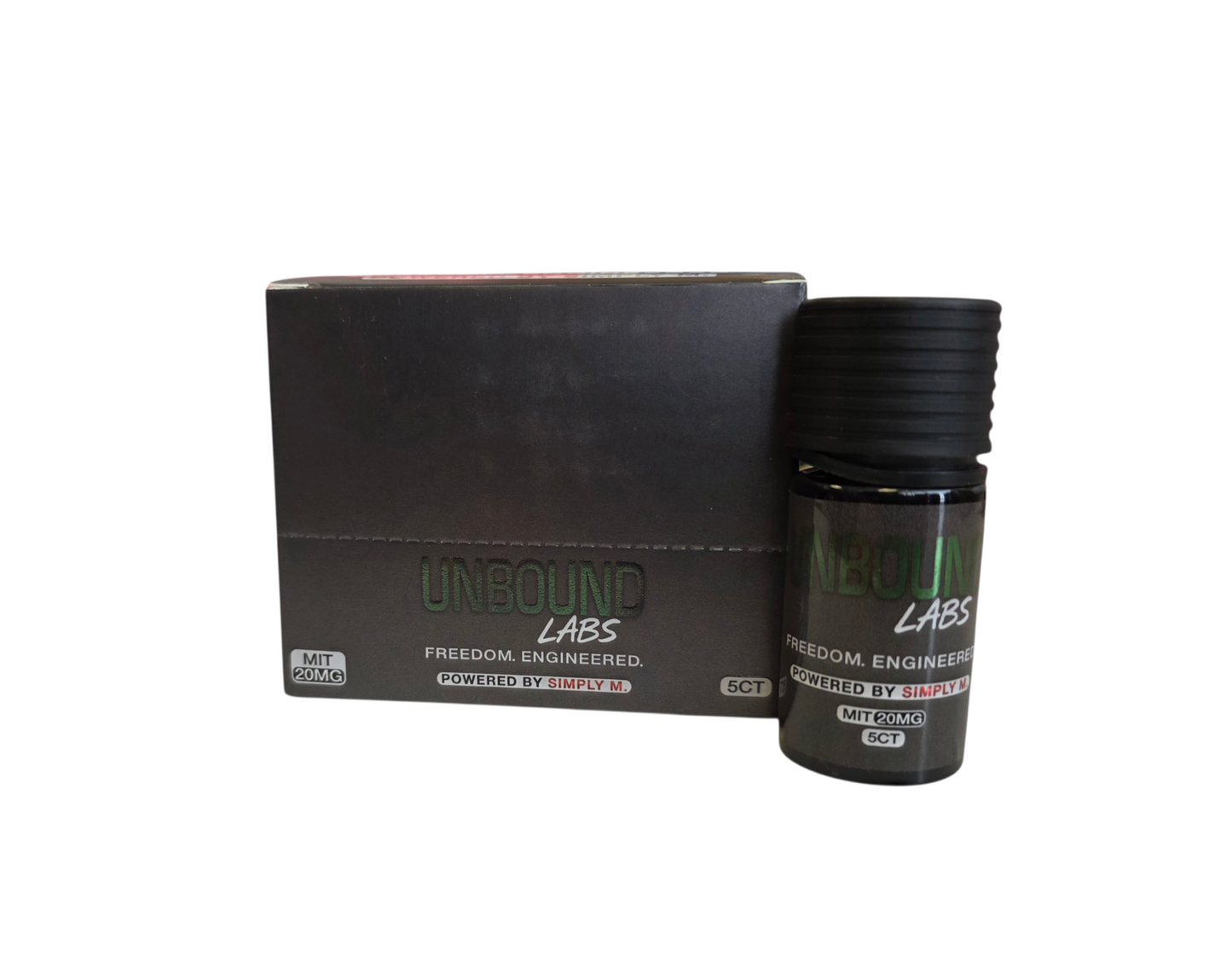 Unbound 20mg Green DHM 5ct 12pk