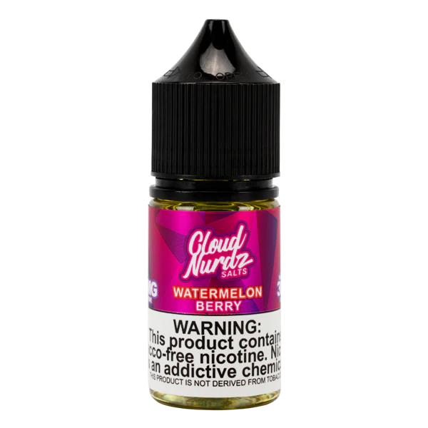 Cloud Nurdz Watermelon Berry 50mg 30ml Salt Nic
