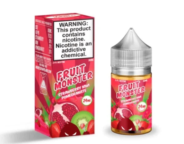 Fruit Monster Frozen Strawberry Kiwi Pomegrante 48mg 30ml Salt Nic