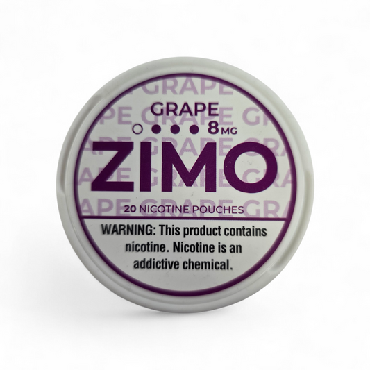 Zimo Nicotine Pouches Grape 8mg 5pk Sleeve