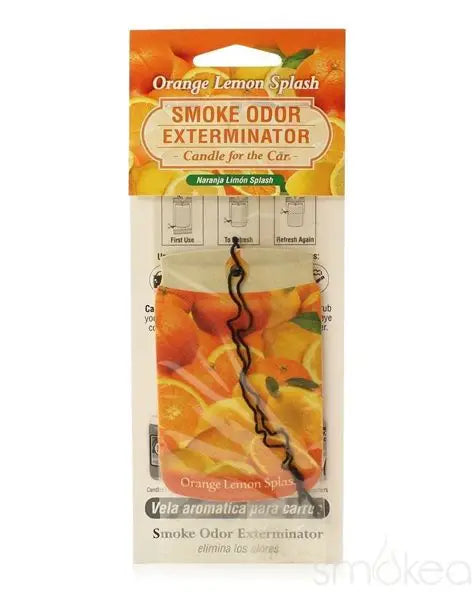 Smoke Odor Car Air Freshner Orange Lemon Splash