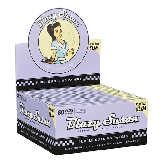 Blazy Susan King Size Purple 50pk Per Box Papers