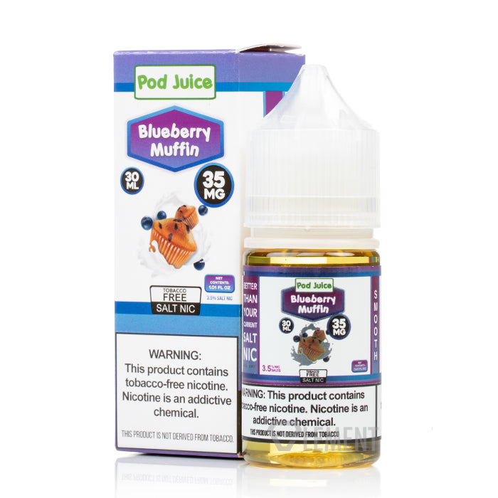 Pod Juice Blueberry Muffin 35mg 30ml Salt Nic