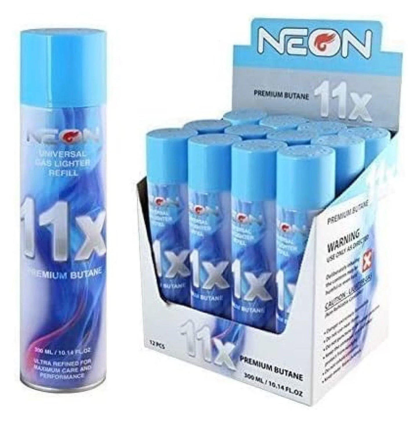 Neon 11x Butane 12pk