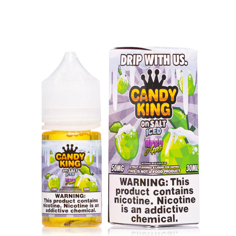 Candy King Hard Apple 50mg 30ml Iced Salt Nic