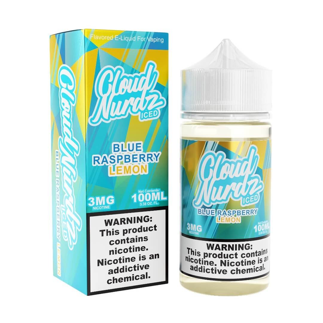 Cloud Nurdz Iced Blue Raspber Lemon 6mg 100ml