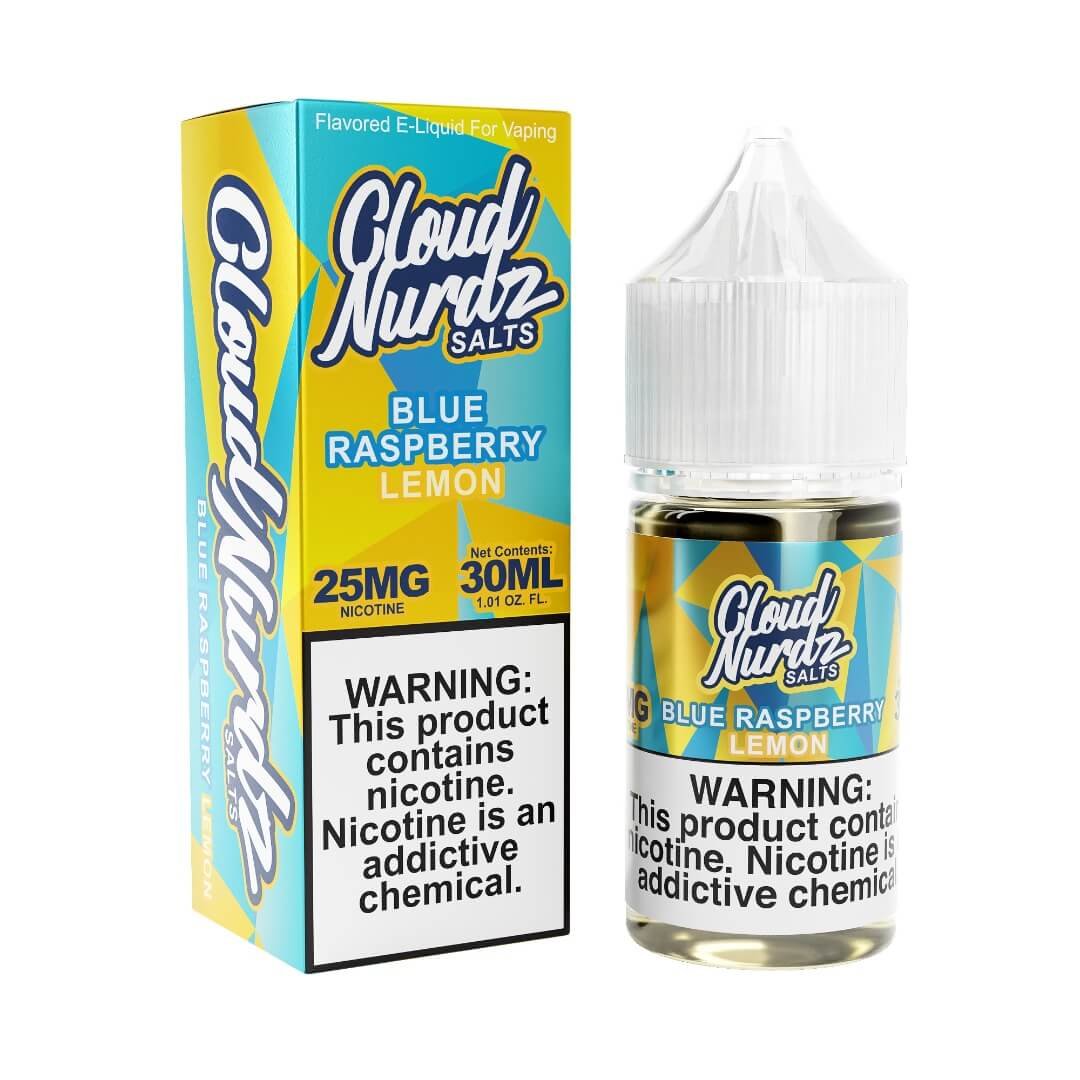 Cloud Nurdz Blue Raspberry Lemon 25mg 30ml Salt Nic