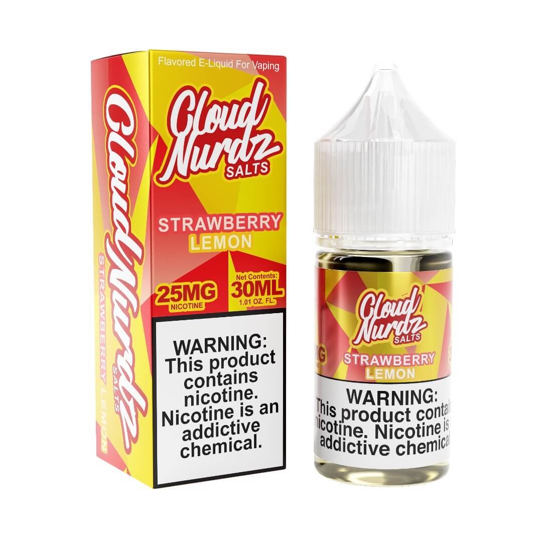 Cloud Nurdz Strawberry Lemon  50mg 30ml Salt Nic