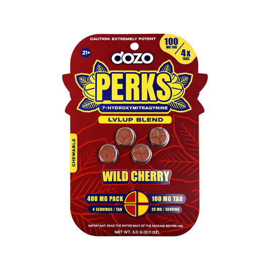 DozoPerks 100mg Wild Cherry 4ct 5pk