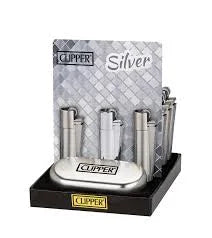 Clipper Classic Large Metal -Silver- MAtte/Shiny