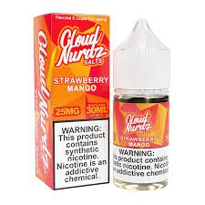 Cloud Nurdz Strawberry Mango 50mg 30ml Salt Nic