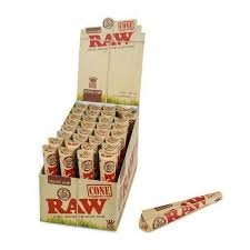 Raw Organic Kingsize Pre-Rolled Cones 32ct 3pk